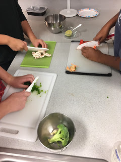 Cooking and Learning in Cheryl Lambert's Classes