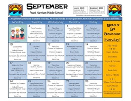 September Menu