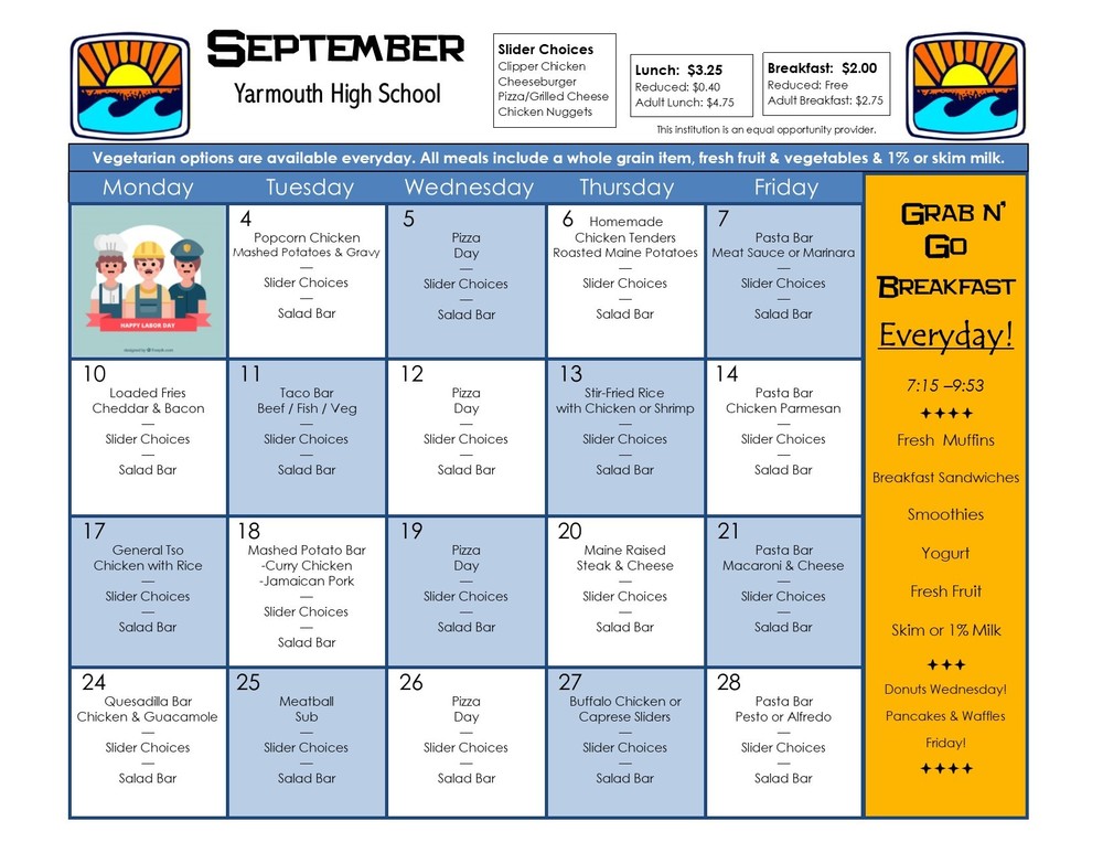 September Menu