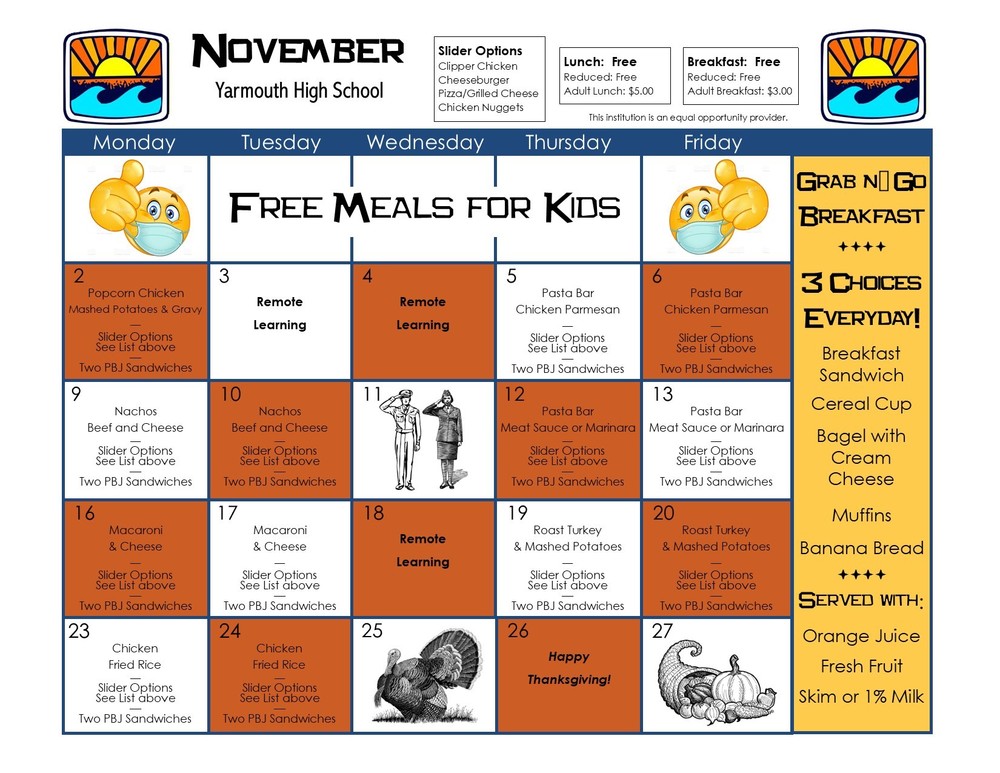 November Menu