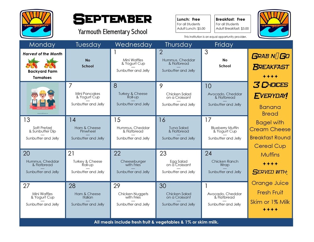 September Menu