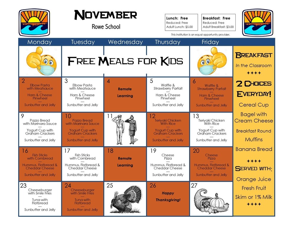 November Menu