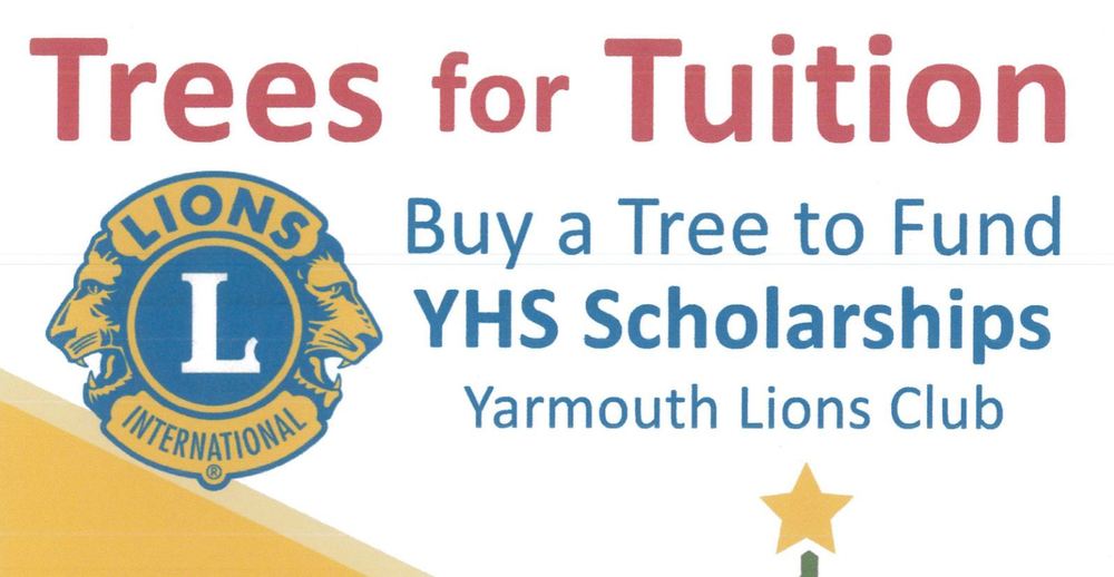 Yarmouth Lions Club selling trees to benefit Scholarship Fund