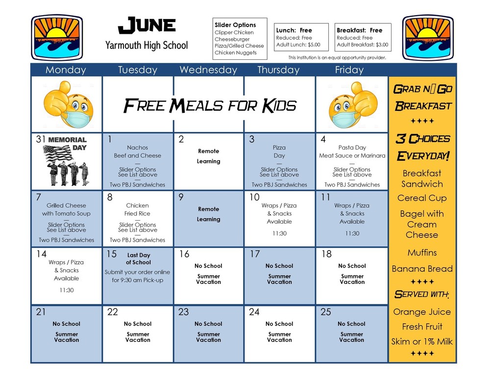 June Menu