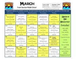 March Menu
