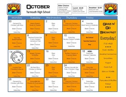 October Menu