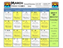 March Menu