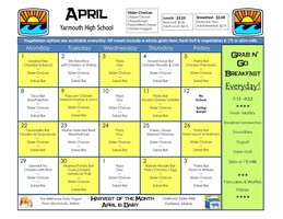 April Menu
