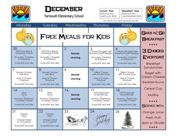 December Menu