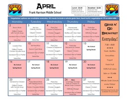 April Menu