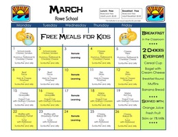 March Menu