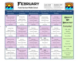 February Menu
