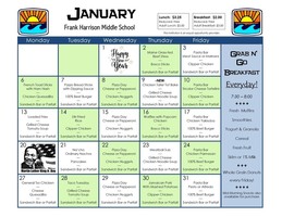 January Menu