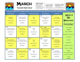 March Menu
