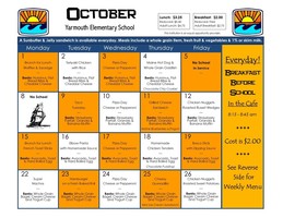 October Menu