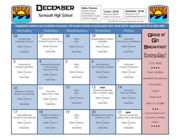 December Menu