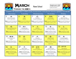 March Menu