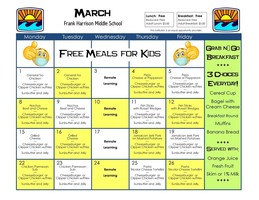 March Menu