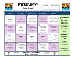February Menu