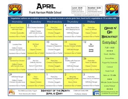 April Menu