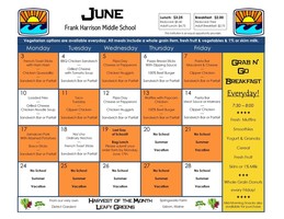 June Menu