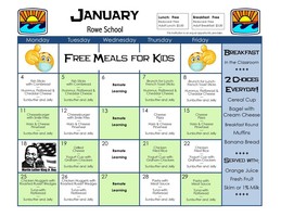 January Menu