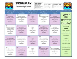 February Menu