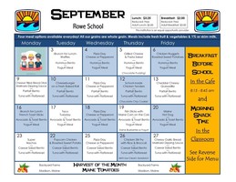 September Menu