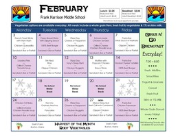 February Menu