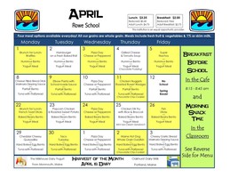 April Menu