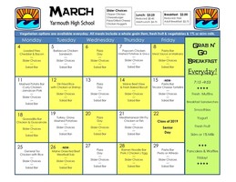 March Menu