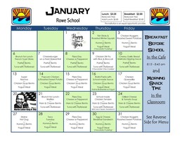 January Menu