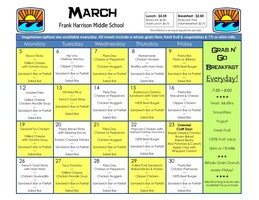 March Menu