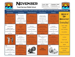 November Menu