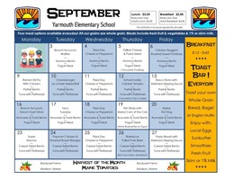 September Menu