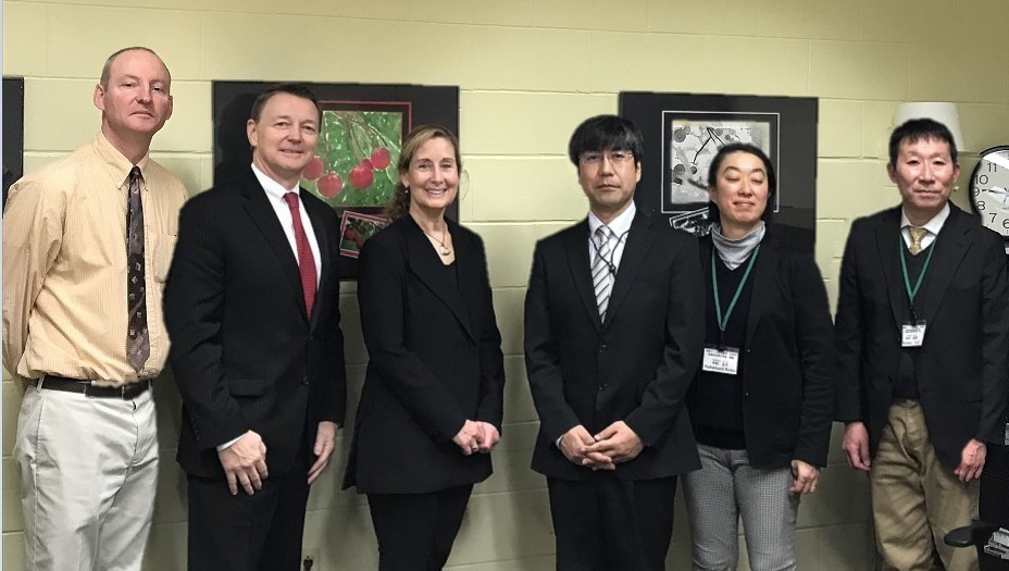 Yarmouth and Aomori City school leaders - click on image for full view.