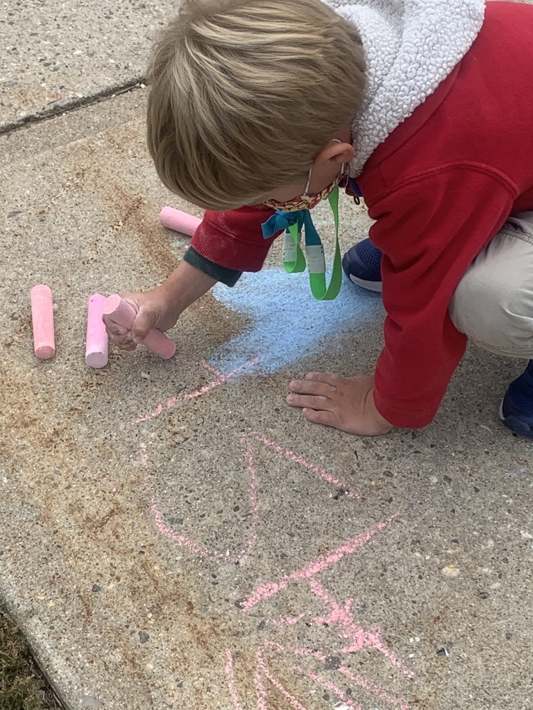 Sidewalk chalk time 